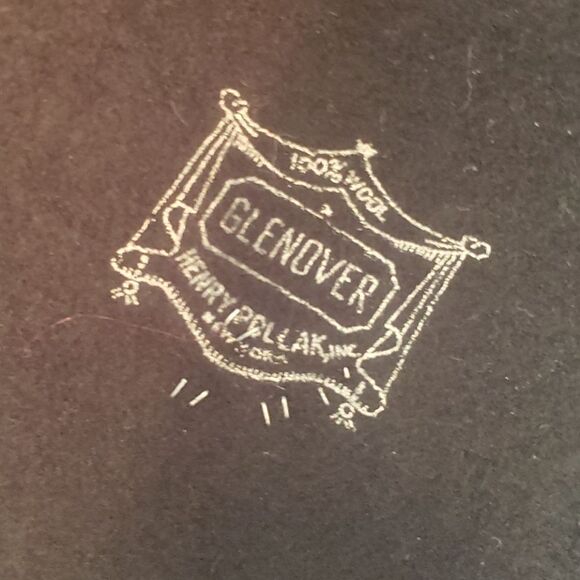 VNTG Henry Pollak Glenover Black Wool Hat - Picture 6 of 8